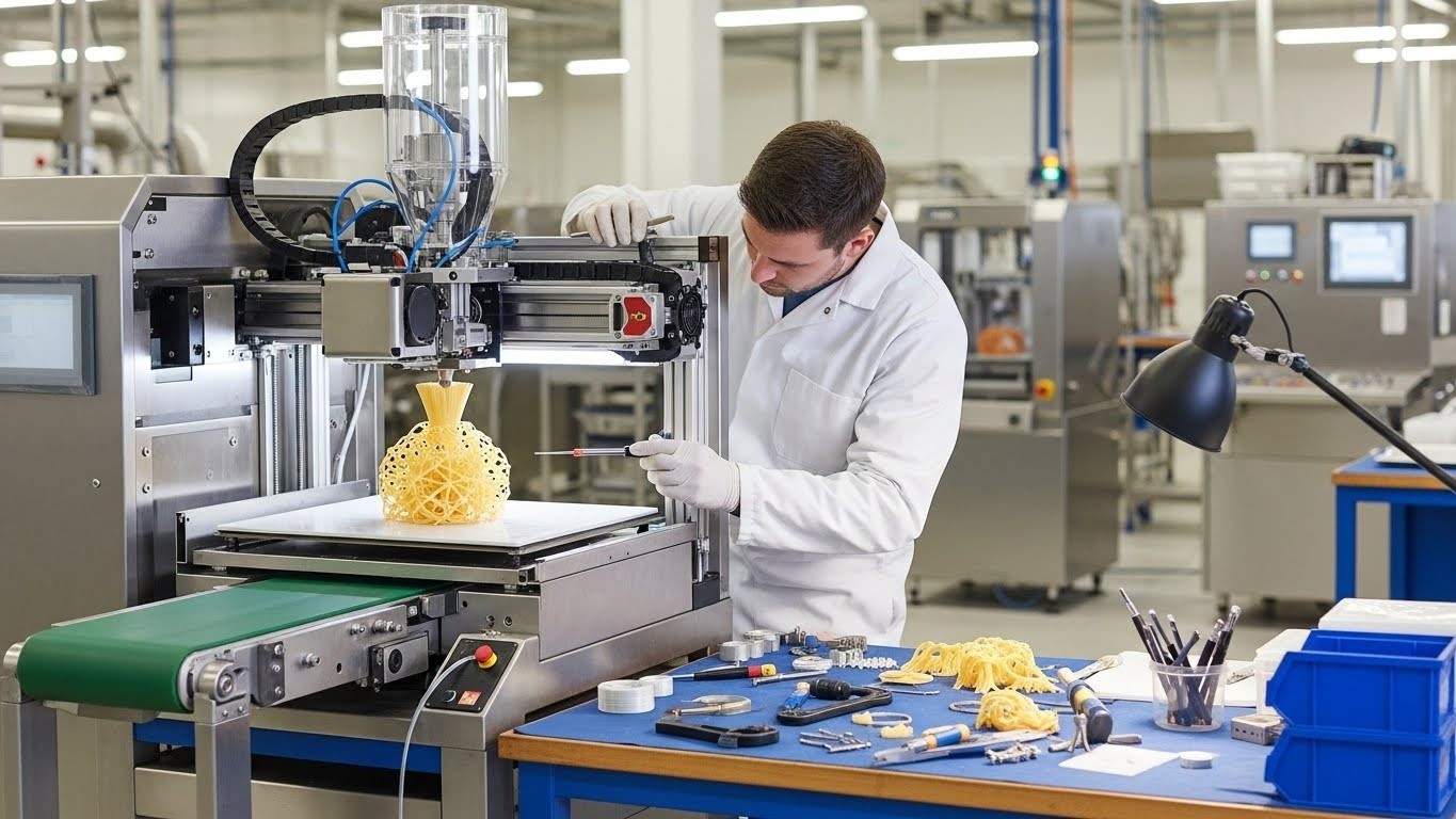 Ремонт 3d принтеров для пищевой промышленности с улучшением производительности