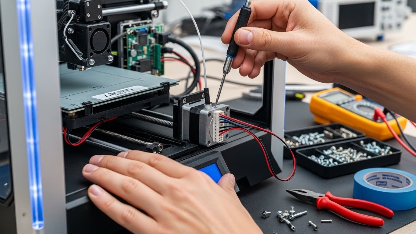 Ремонт 3d принтеров с восстановлением заводских стандартов