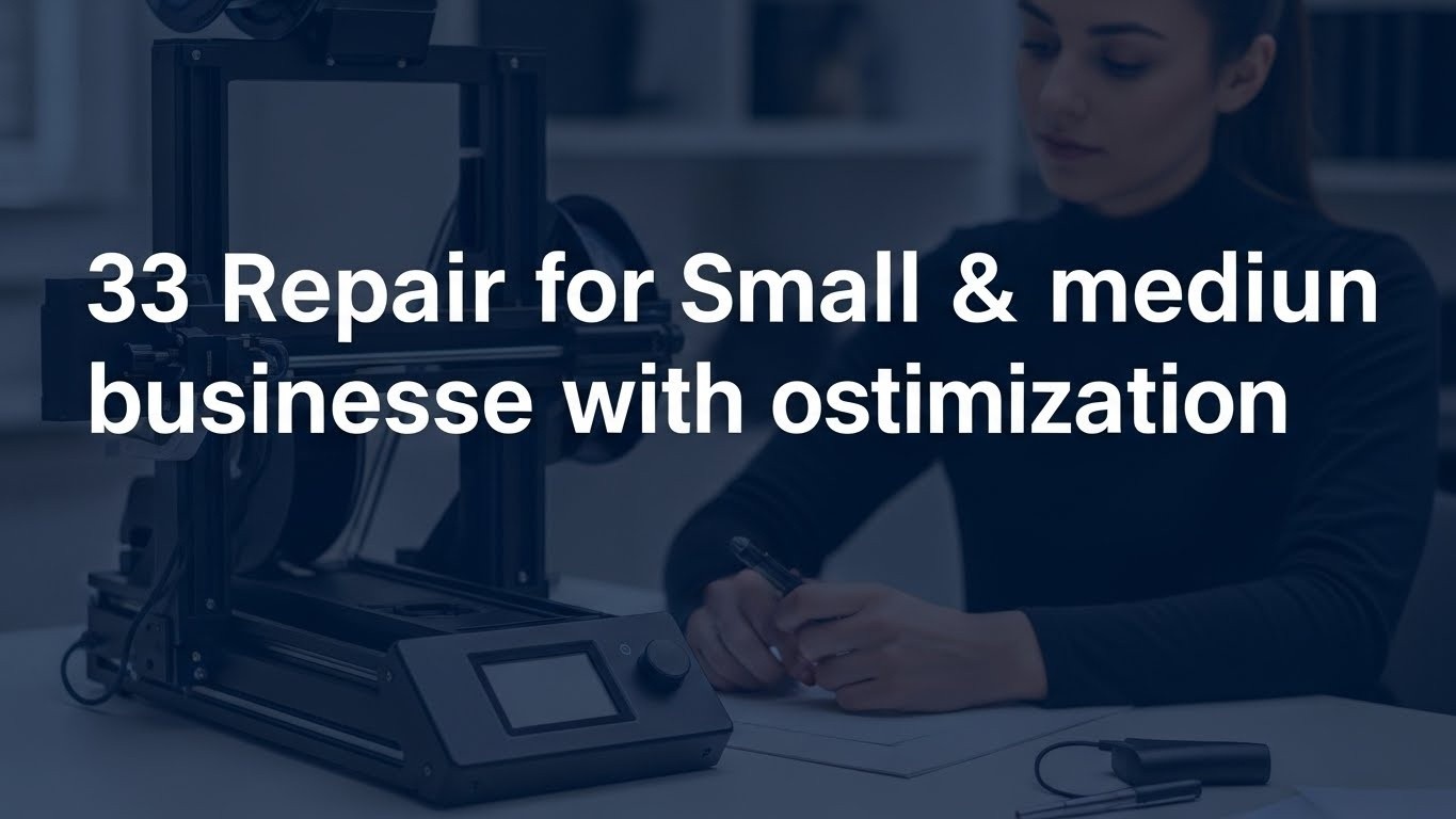 Ремонт 3d принтеров для малых и средних бизнесов с оптимизацией затрат