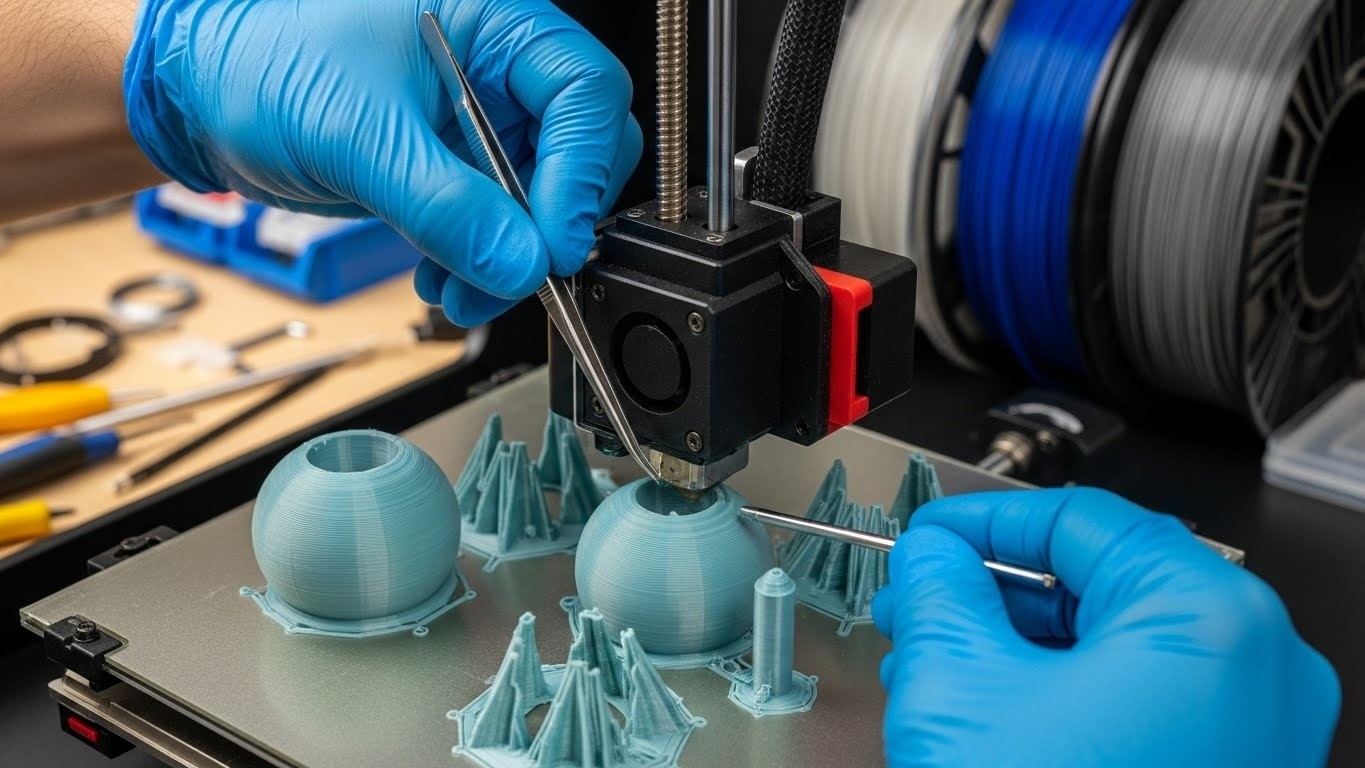 Обслуживание 3d принтеров для сферических моделей