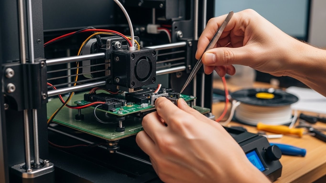 Ремонт 3D принтеров для домашних пользователей с быстрым обслуживанием Ремонт 3D принтеров с быстрым обслуживанием