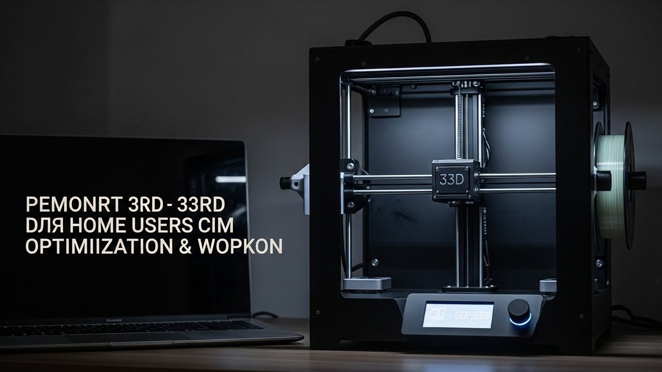 Ремонт 3d принтеров для домашних пользователей с оптимизацией работы
