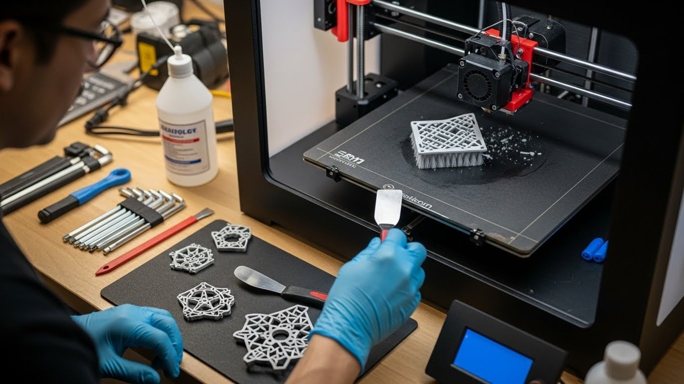 Обслуживание 3D-принтеров для плоских моделей