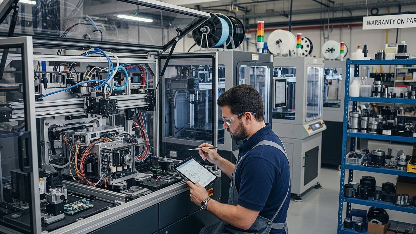 Ремонт 3d принтеров для производственных цехов с гарантией на детали