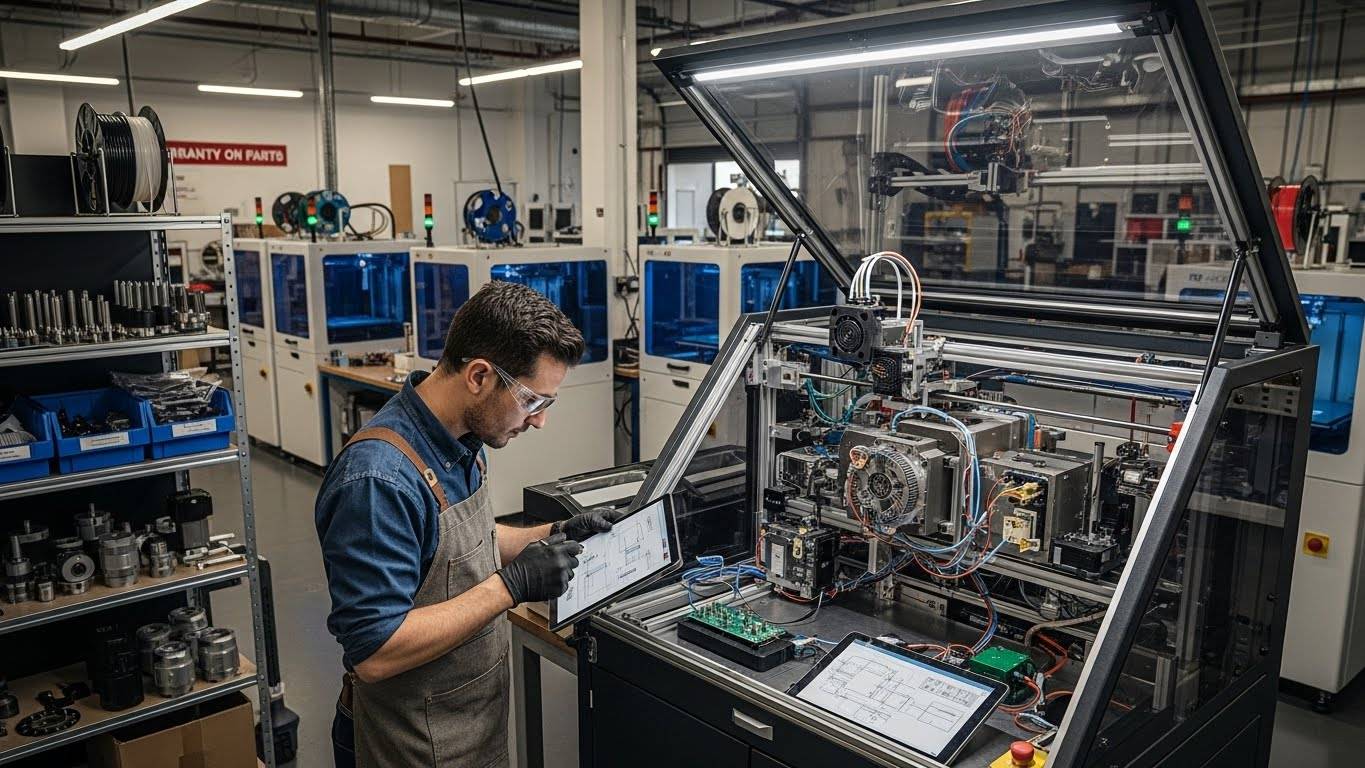 Ремонт 3d принтеров для производственных цехов с гарантией на детали