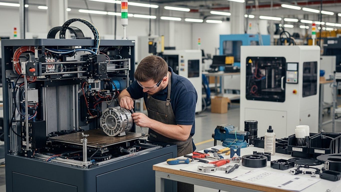 Ремонт 3d принтеров для производственных цехов с улучшенной производительностью