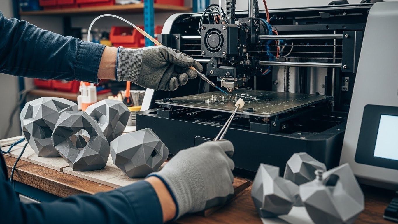 Обслуживание 3d принтеров для сложных геометрических форм