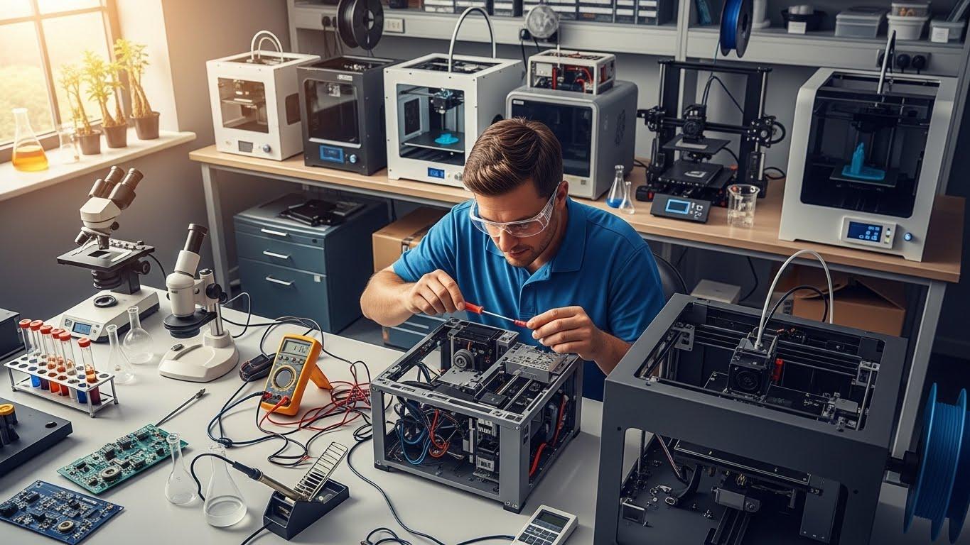 Ремонт 3D принтеров для научных исследований