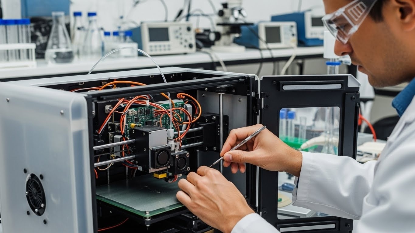 Ремонт 3d принтеров для научных исследований с быстрым восстановлением