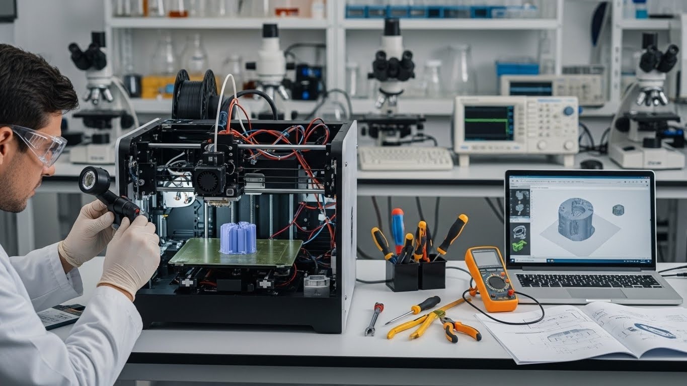 Ремонт 3D принтеров для научных исследований с улучшенной функциональностью