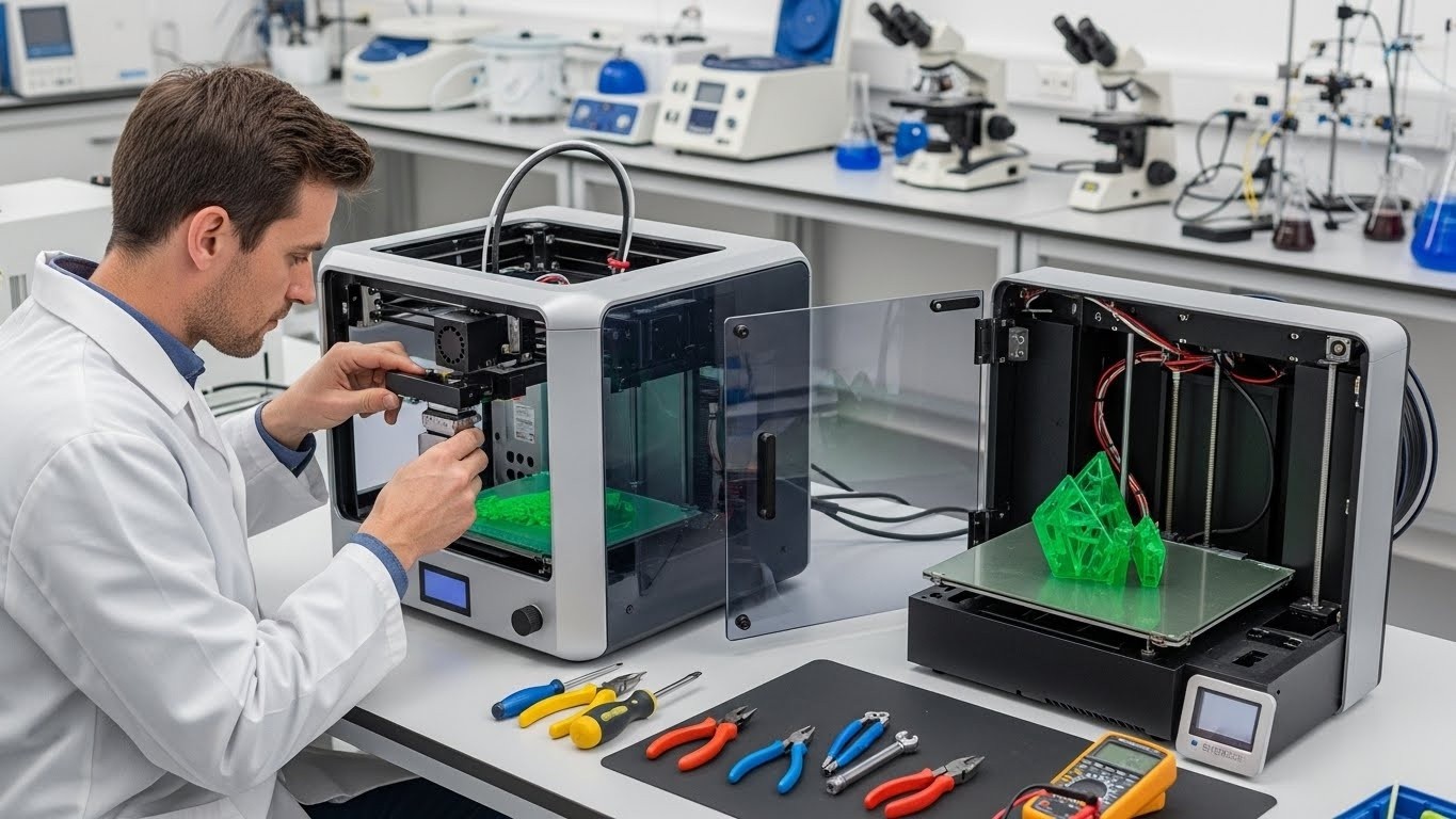 Ремонт 3D принтеров для лабораторий с индивидуальными решениями