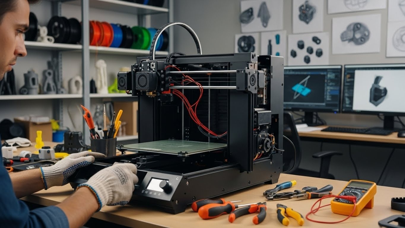 Ремонт 3D принтеров для дизайнерских мастерских с индивидуальными настройками