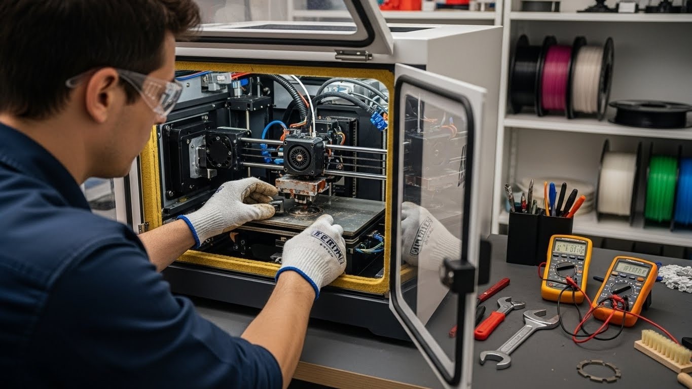 Ремонт 3d принтеров для высокотемпературных материалов
