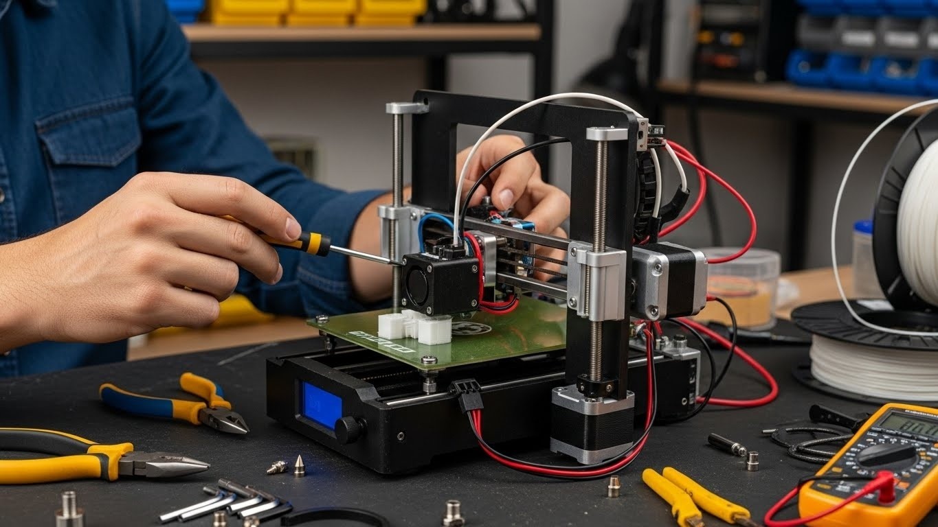 Ремонт 3d принтеров для мелкосерийного производства