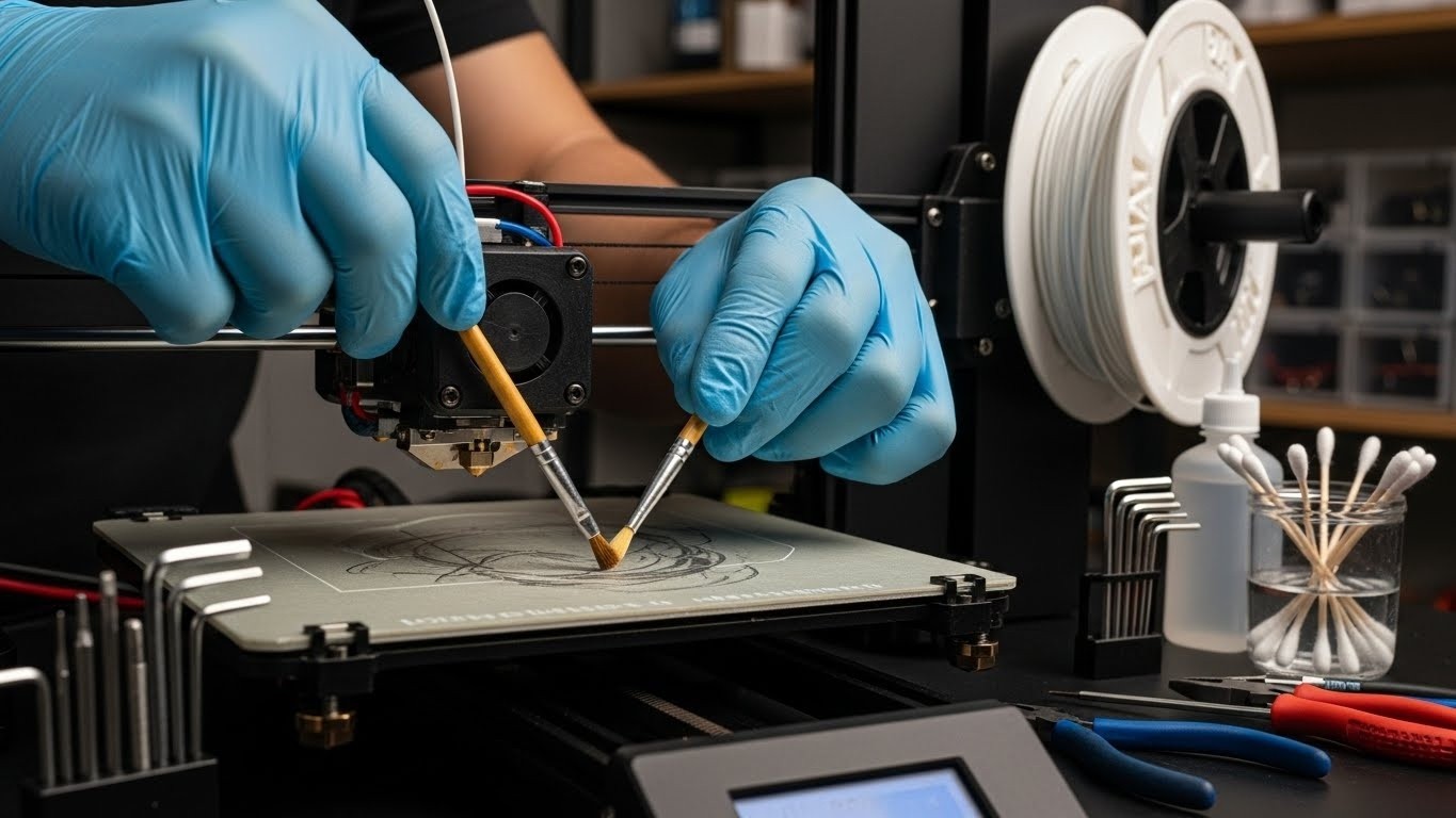 Обслуживание 3D-принтера для точного моделирования