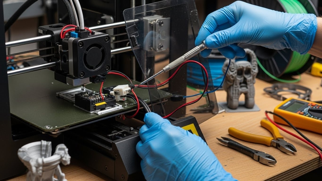 Ремонт 3D принтеров для производства на заказ